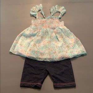 Adorable Summer Outfit 4T Tank & Bermuda Shorts